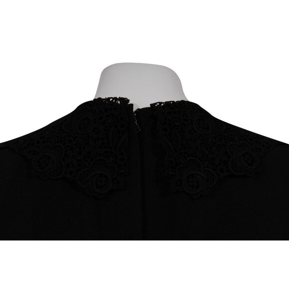 Dolce & Gabbana Embroidered  Floral Lace Pencil Dress Medium IT 38 Button Front - Picture 11 of 13